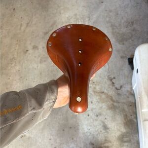 Brooks Brown Leather Bicycle Saddle